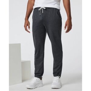 Vuori Ponto Performance Pants Charcoal Heather Size L 28” Inseam